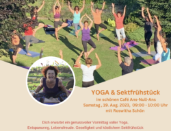 Yoga & Sektfrühstück, Café 101, Gabersdorf