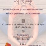 Yin Yoga und Klang, Seminarium Leibnitz